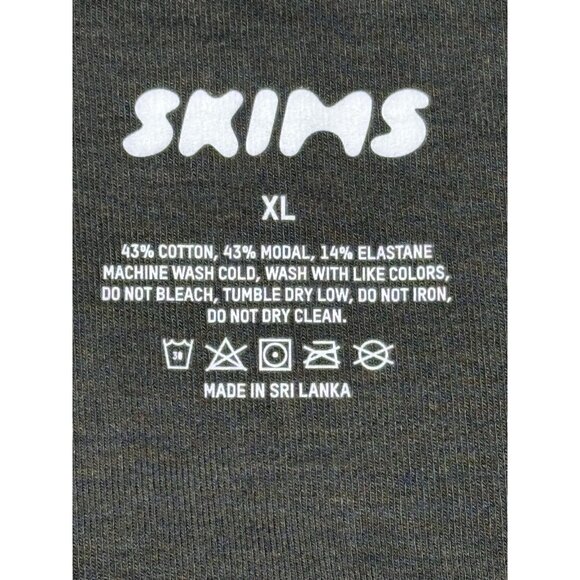 SKIMS COTTON MENS 5" BOXER BRIEF ONYX BLACK NWT XL - Picture 3 of 9